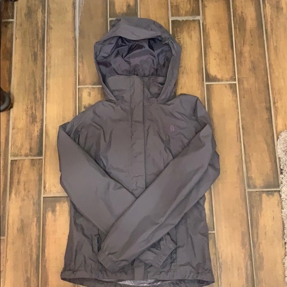 Purple North Face Rain Jacket - Picture 1 of 7